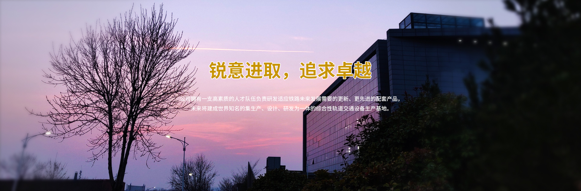 銳意進取，追求卓越